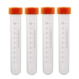 Round bottom centrifuge tubes with Screw-on Cap