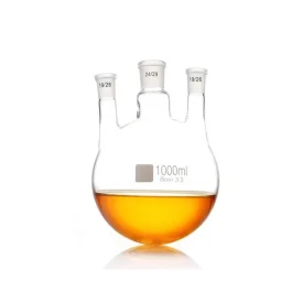 Lab Boiling Flask Boro 3.3 Glass 2000 Ml 3000 Ml Round...