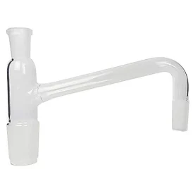 Lab Glassware Distilling Adapter Glass Connecting Tube...