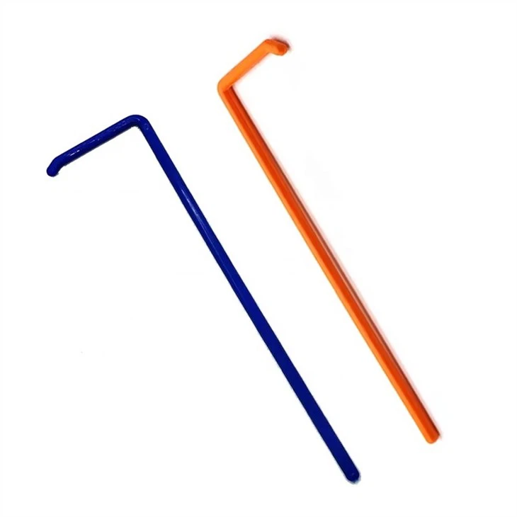 Lab Sterile L-shaped Cell Scraper Individual Packing Blue Orange Disposable Plastic Cell Spreader - Image 3