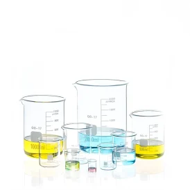 Laboratory Borosilicate Pyrex Glass Beaker 250ml 500ml...