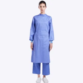 Autoclavable Reusable Blue Surgical Gown