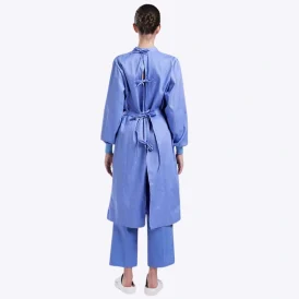 Autoclavable Reusable Blue Surgical Gown